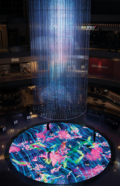 Digital Light Canvas by teamLab