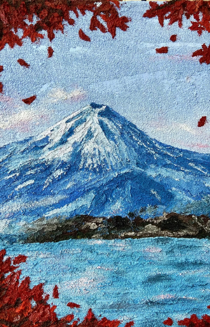 Mt. Fuji (Textured) Knife Painting Workshop