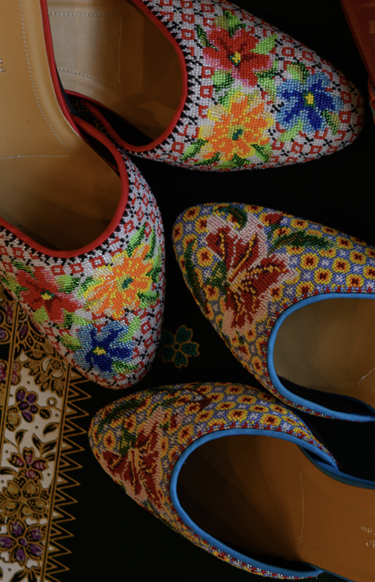 The Art & Soul of Beaded Shoes