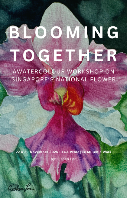 Blooming Together: Watercolour Workshop on the National Orchid