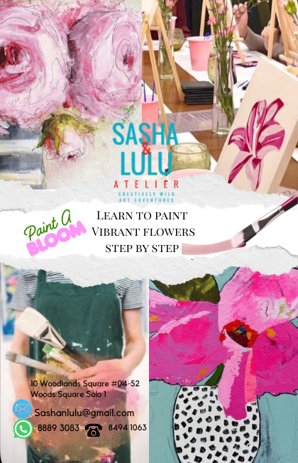 Acrylic Floral Painting - Paint A Bloom
