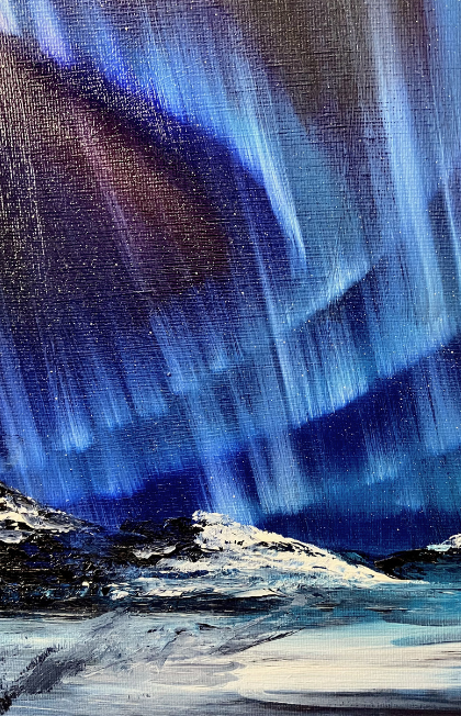 Aurora Borealis Oil Painting Workshop