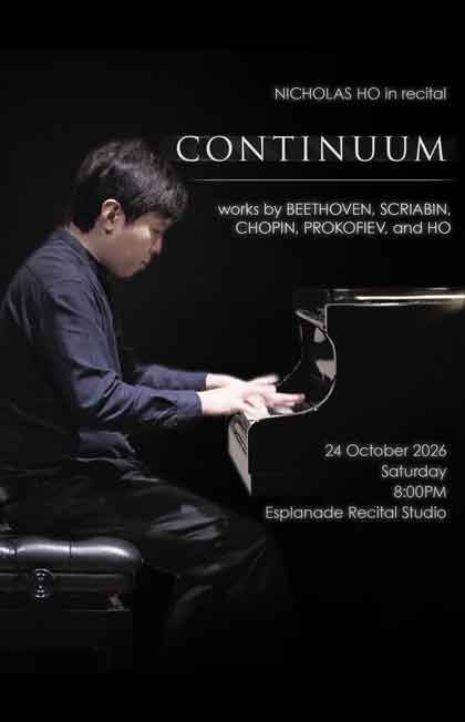 CONTINUUM - Nicholas Ho in Recital