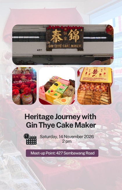 Heritage Journey with Gin Thye Cake Maker