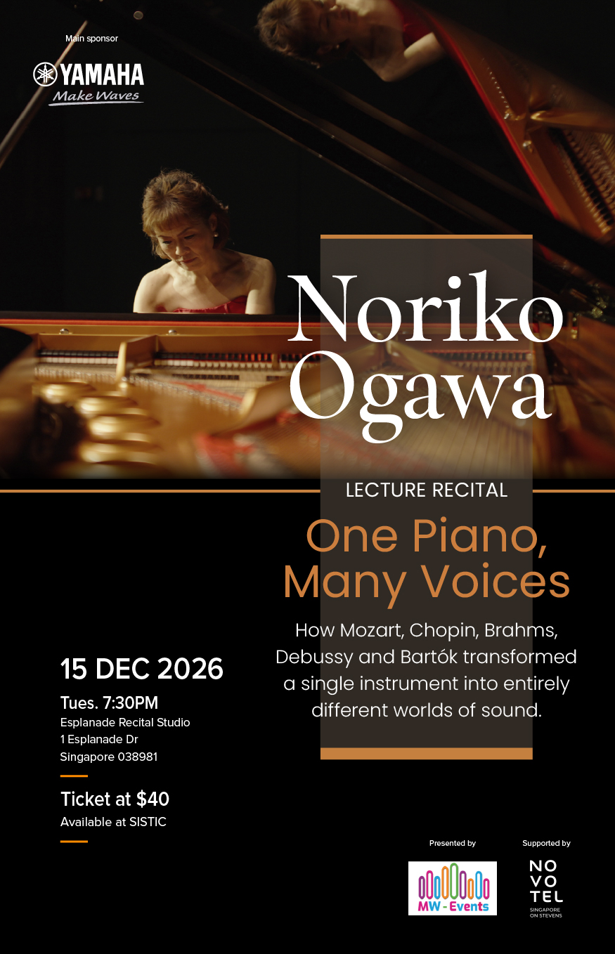 One Piano, Many Voices, presented by Noriko Ogawa