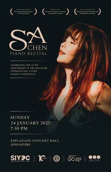 Sa Chen Piano Recital – Celebrating the 10th Anniversary of SIYPC